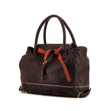 Chloé Marlow shopping bag in brown leather