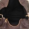Dior Lady Dior Balenciaga Whistle en cuir grainé marron - Detail D2 thumbnail