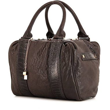 Bolso de mano Balenciaga Whistle en cuero granulado marrón
