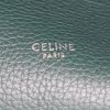 Borsa Celine Big Bag modello piccolo in pelle martellata verde - Detail D4 thumbnail