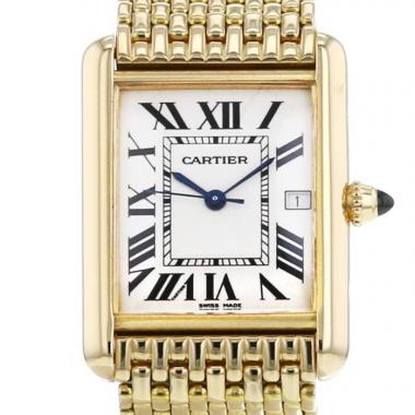 Orologio Cartier Tank in oro giallo Ref :  2441 Circa  2000