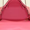 Hermes Kelly 25 cm bag in azalea pink Swift leather - Detail D3 thumbnail