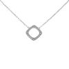 Collier Dinh Van Impressions en or blanc et diamants - 00pp thumbnail