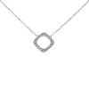 Dinh Van Impressions necklace in white gold and diamonds - 00pp thumbnail