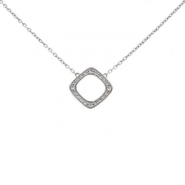 Collar Dinh Van Impressions en oro blanco y diamantes