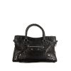Balenciaga bag in black leather - 360 thumbnail