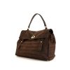 Yves Saint Laurent Muse Two handbag in brown suede - 00pp thumbnail