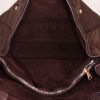Yves Saint Laurent Muse Two handbag in brown suede - Detail D2 thumbnail