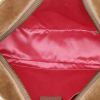 Gucci GG Marmont shoulder bag in brown velvet - Detail D2 thumbnail