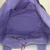 Louis Vuitton Cabas Ipanema shopping bag in purple and black monogram canvas and purple leather - Detail D2 thumbnail