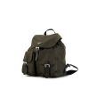 Prada backpack in khaki canvas - 00pp thumbnail