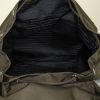Prada backpack in khaki canvas - Detail D2 thumbnail