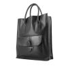 Celine shopping bag in black box leather - 00pp thumbnail