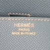 Bolso de mano Hermes Birkin 35 cm en cuero epsom azul - Detail D3 thumbnail