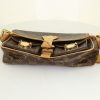 Louis Vuitton Hudson handbag in brown monogram canvas and natural leather - Detail D4 thumbnail