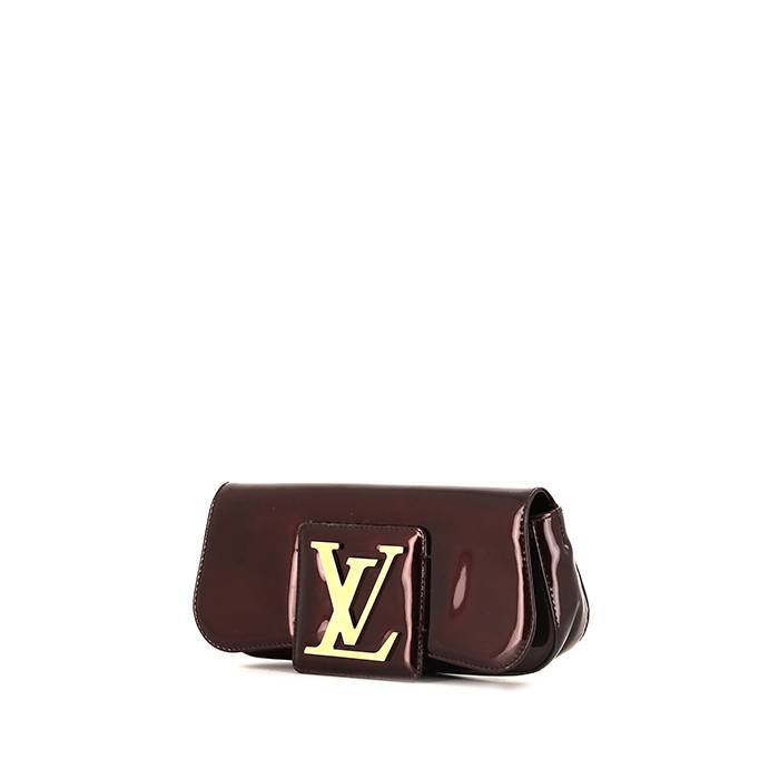 Sobe patent leather clutch bag Louis Vuitton Black in Patent
