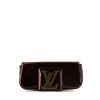 Pochette Louis Vuitton Sobe en cuir verni bordeaux - 360 thumbnail