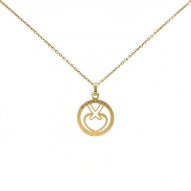 Collar Chaumet Accroche Coeur en oro amarillo