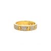 Cartier Love pavé medium model ring in yellow gold and diamonds - 00pp thumbnail