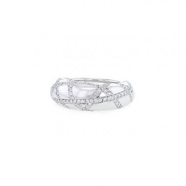 Bague Chaumet Anneau en or blanc et diamants