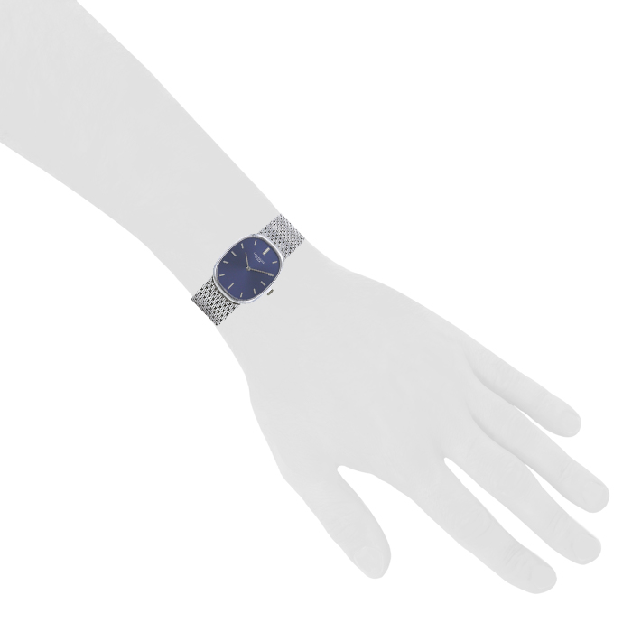 Patek Philippe Golden Ellipse watch in white gold Ref: 3548 Circa 1970 - Detail D1