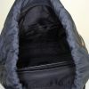 Borsa Gucci Techpack in tela nera a fiori - Detail D2 thumbnail