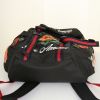 Borsa Gucci Techpack in tela nera a fiori - Detail D4 thumbnail