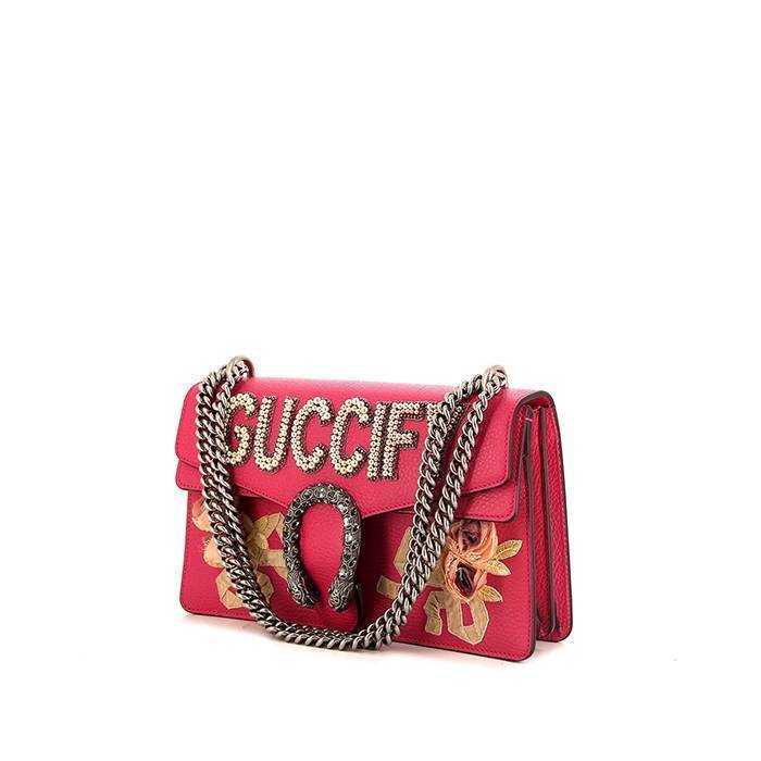 Gucci Dionysus Shoulder Bag GG Supreme Small Taupe in GG Supreme Canvas  with Silver-tone - GB