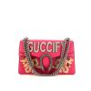 Borsa Gucci Dionysus in pelle rosa con decoro floreale - 360 thumbnail