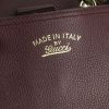 Bolso de mano Gucci Bamboo en cuero granulado color burdeos - Detail D4 thumbnail