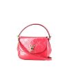 Bolso de mano Louis Vuitton Passadena en charol Monogram rosa - 00pp thumbnail