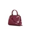 Small model handbag in purple patent leather - 00pp thumbnail