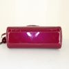 Small model handbag in purple patent leather - Detail D5 thumbnail