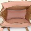 Salvatore Ferragamo shoulder bag in powder pink grained leather and gold leather - Detail D3 thumbnail