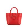 Tod's Double T small model shoulder bag in red leather - 360 thumbnail