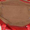 Tod's Double T small model shoulder bag in red leather - Detail D3 thumbnail