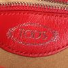Tod's Double T small model shoulder bag in red leather - Detail D4 thumbnail