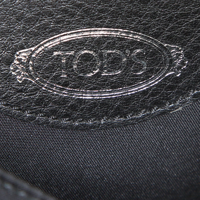 Tod's shoulder bag in black leather - Detail D3