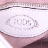 Bolso bandolera Tod's Double T en cuero blanco - Detail D4 thumbnail