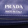 Prada Diagramme shoulder bag in blue quilted leather - Detail D3 thumbnail