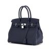 Hermes Birkin 30 cm handbag in navy blue togo leather - 00pp thumbnail