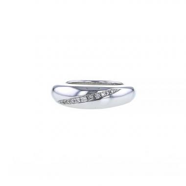 Sortija Chaumet Anneau en oro blanco y diamantes