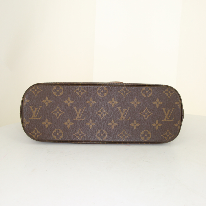 Borsa Louis Vuitton Vavin modello grande in tela monogram marrone e pelle naturale - Detail D4