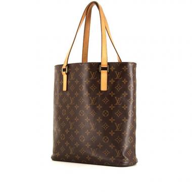 Bolso de mano Louis Vuitton Vavin  modelo grande en lona Monogram marrón y cuero natural