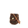 Bolso bandolera Louis Vuitton Rift mini en lona Monogram marrón y cuero natural - 00pp thumbnail