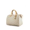 Louis Vuitton Speedy 30 handbag in azur damier canvas and natural leather - 00pp thumbnail