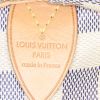Bolso de mano Louis Vuitton Speedy 30 en lona a cuadros azul celeste y cuero natural - Detail D3 thumbnail