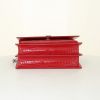 Saint Laurent Sunset shoulder bag in red leather - Detail D5 thumbnail