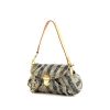 Louis Vuitton Pleaty bag worn on the shoulder or carried in the hand in blue two tones monogram denim canvas and natural leather - 00pp thumbnail