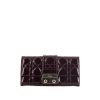 Portafogli Dior New Look in pelle verniciata viola cannage - 360 thumbnail